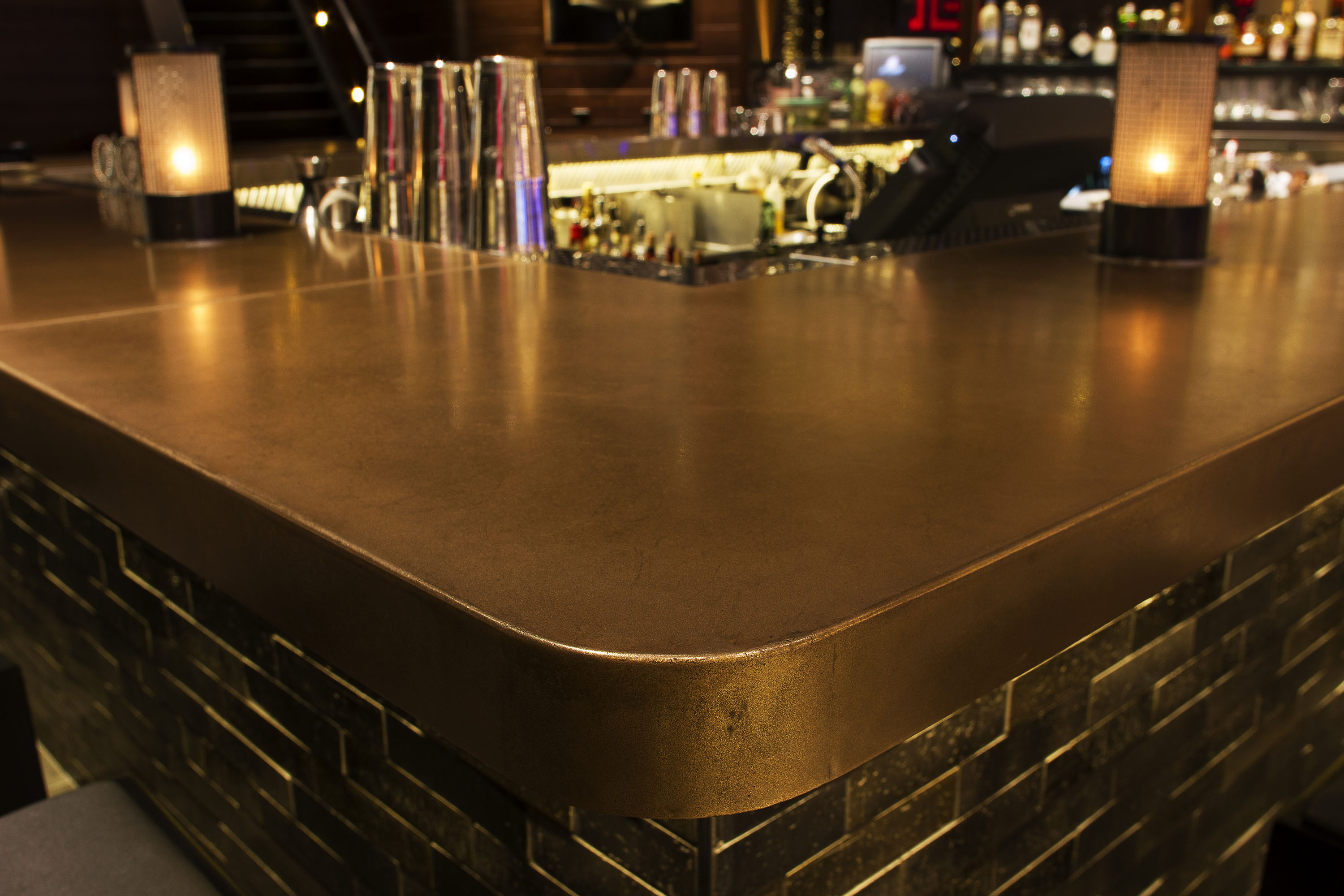 Concrete TroughSink, N607 Truffle