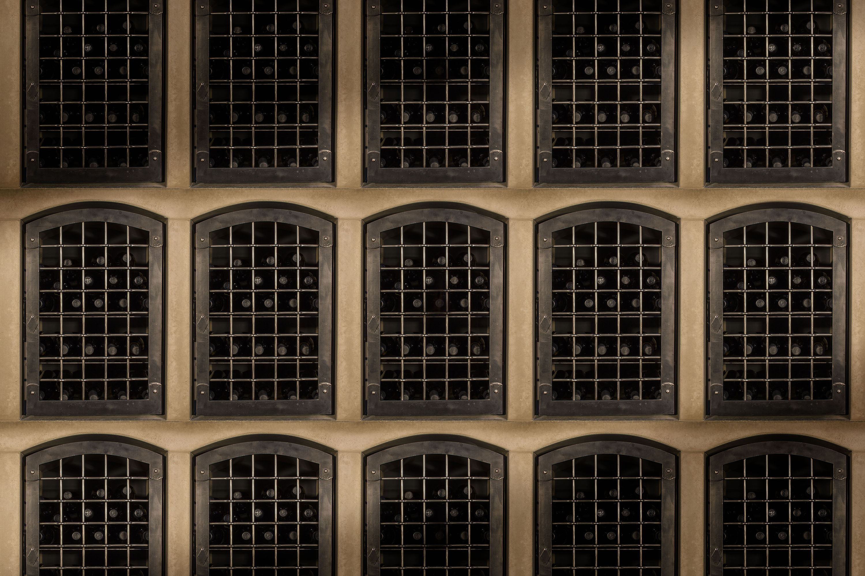 Modular Concrete Wine Lockers, Two Styles