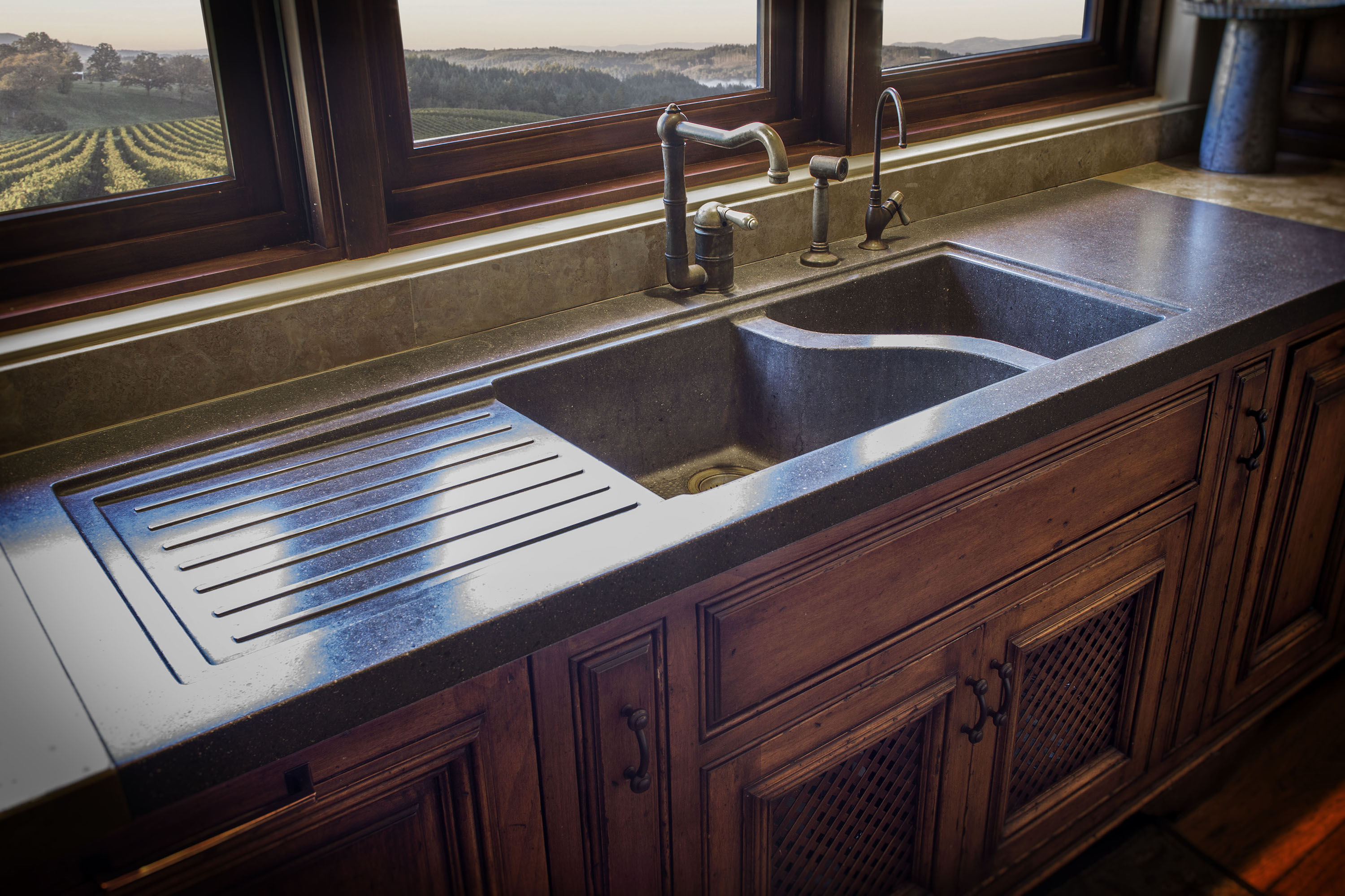 Concrete ChefSink, N639 Slate
