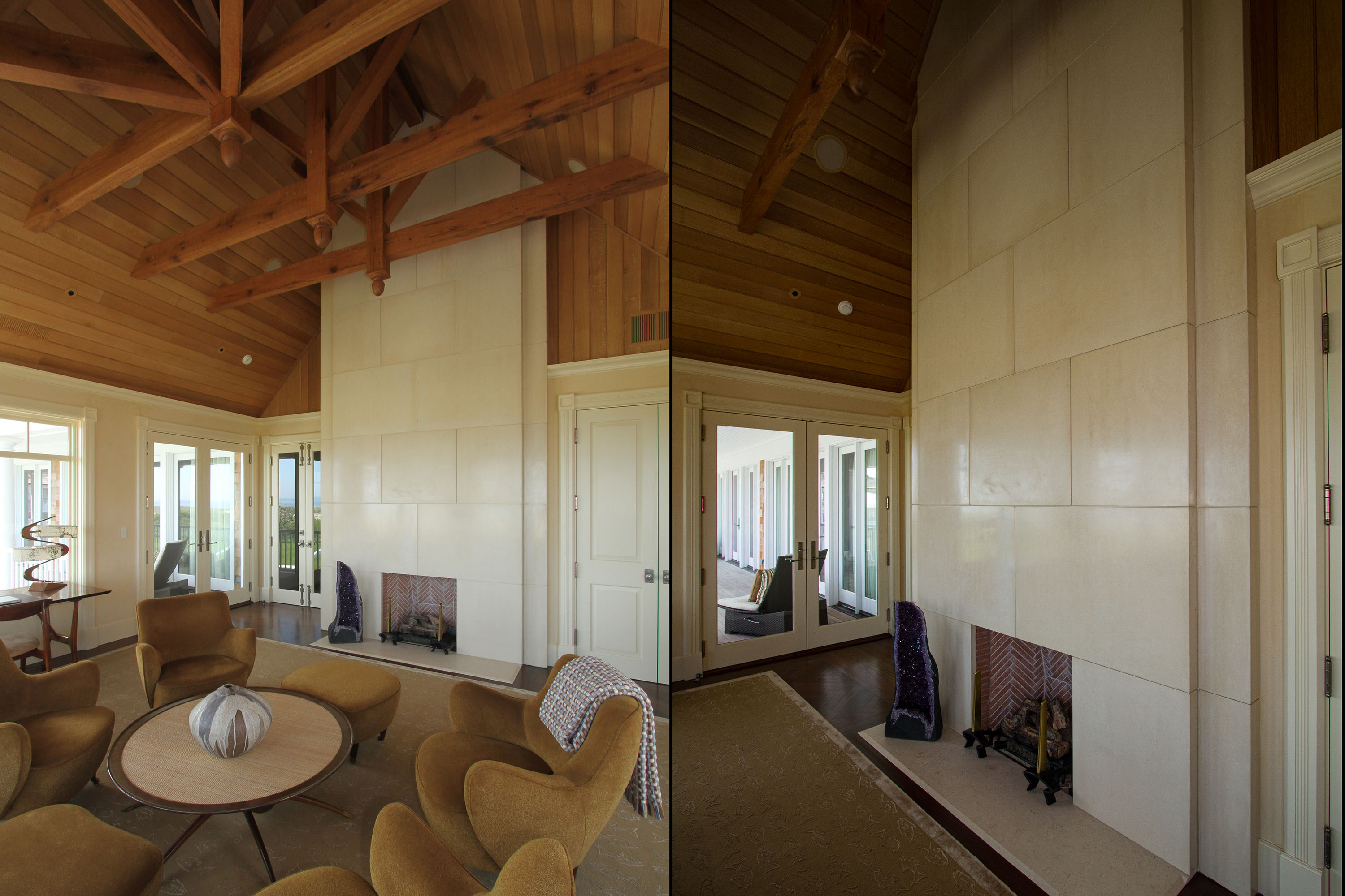 FPS33 | Contemporary Concrete Fireplace Surround | Cladding Floor to Ceiling