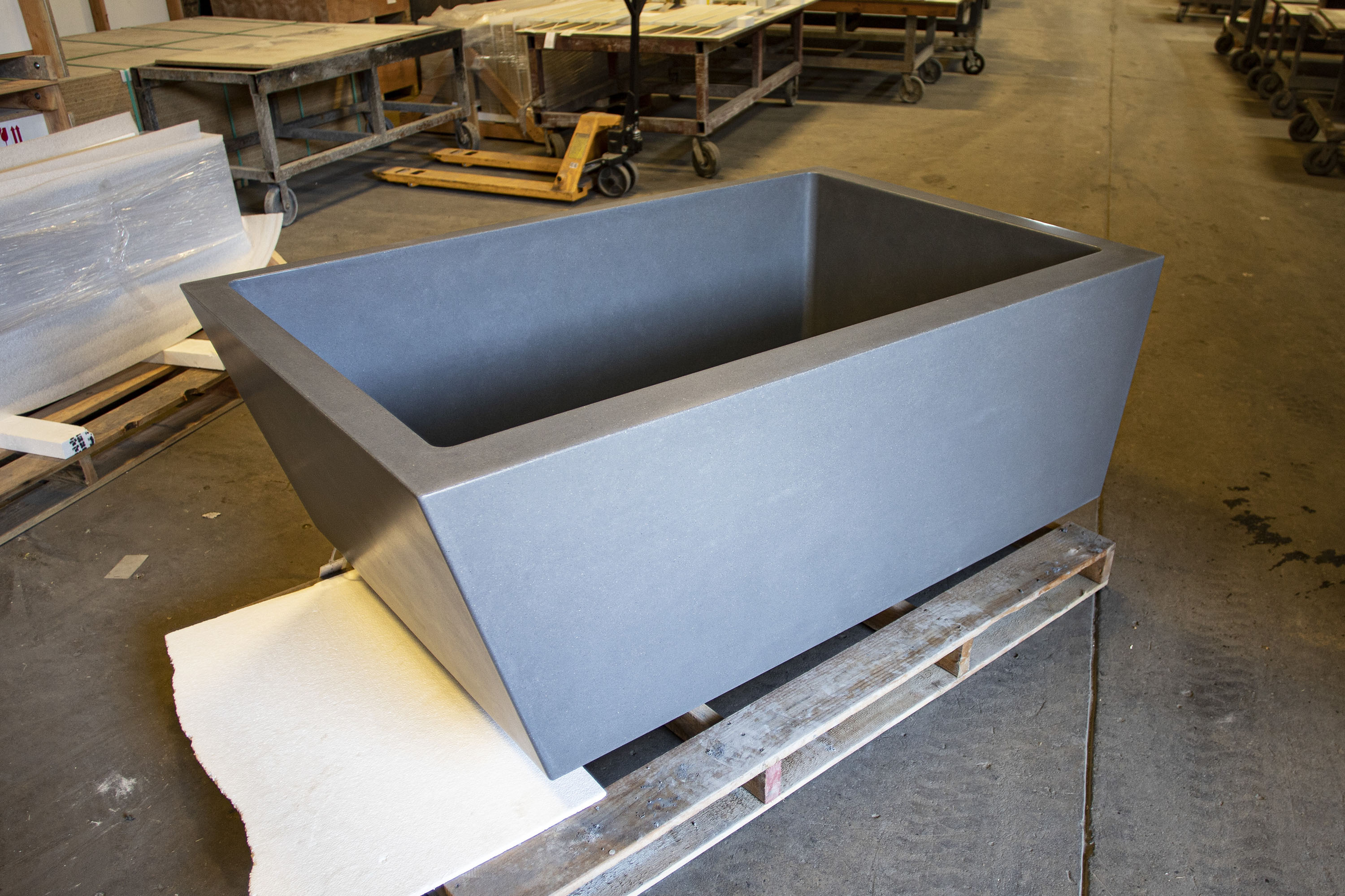 Custom Concrete Soaking Tubs