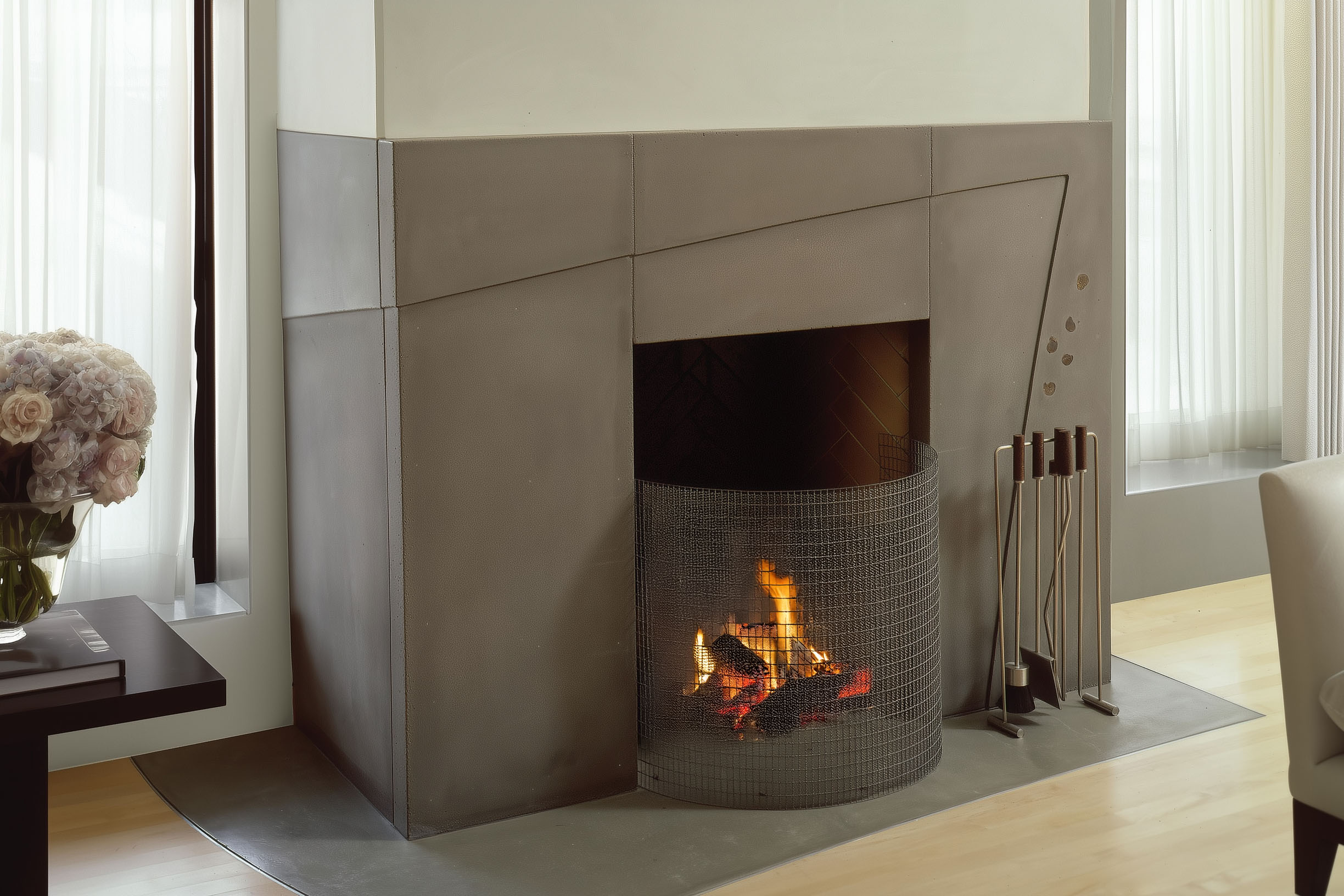 FPS06 | Urban Concrete Fireplace Surround