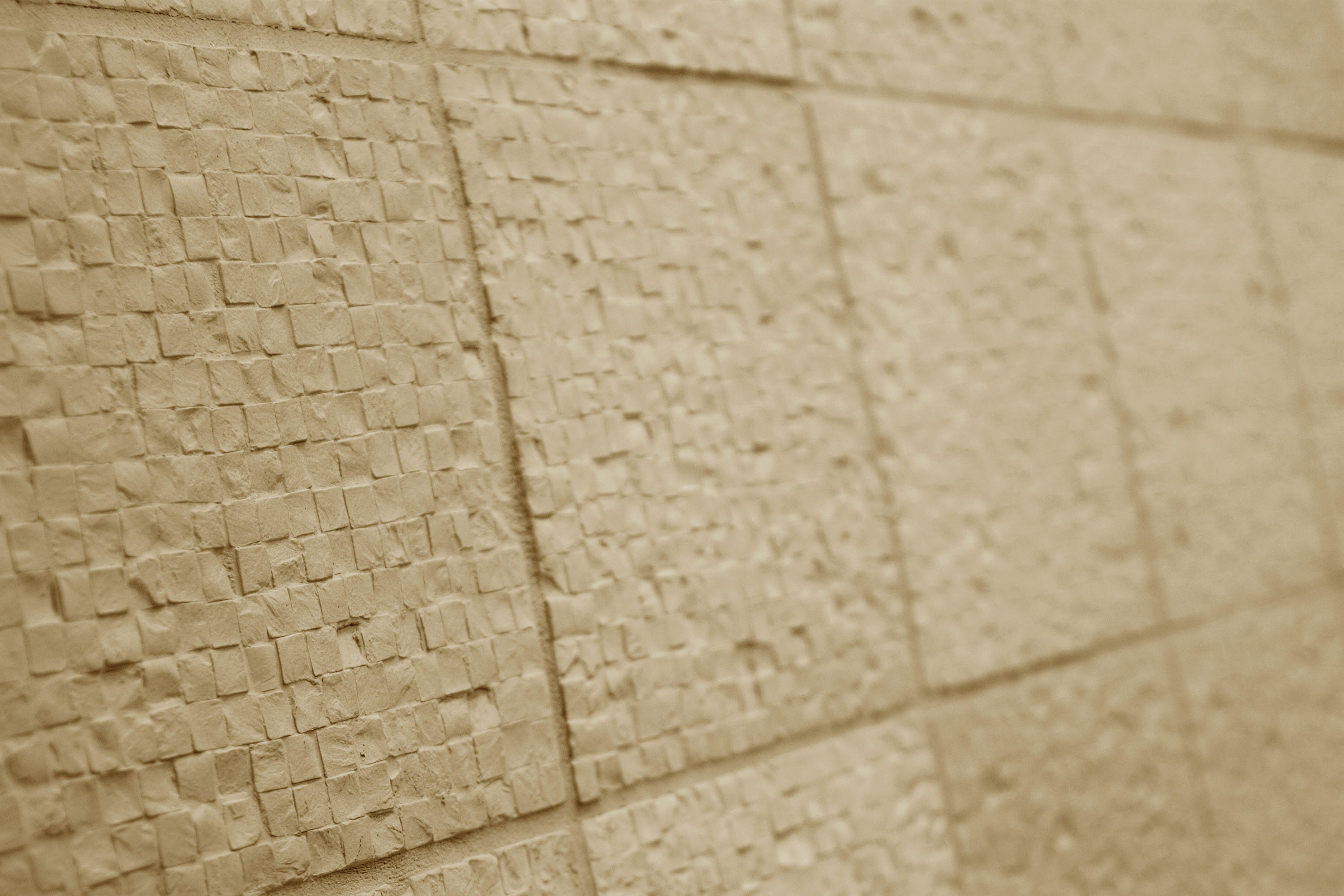 Concrete Monochrome Mosaic Ottoman 