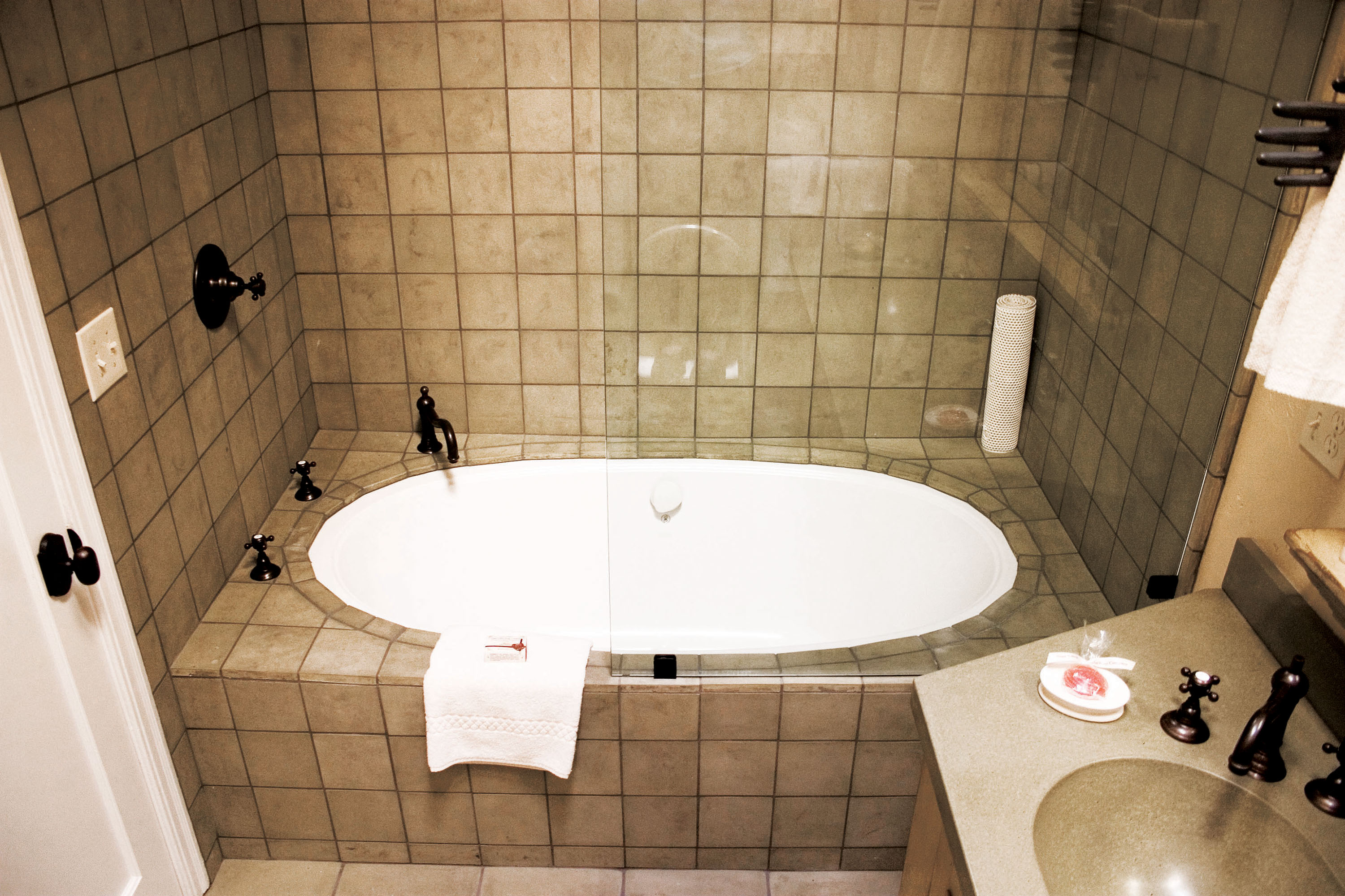 Custom Concrete Tub Surround