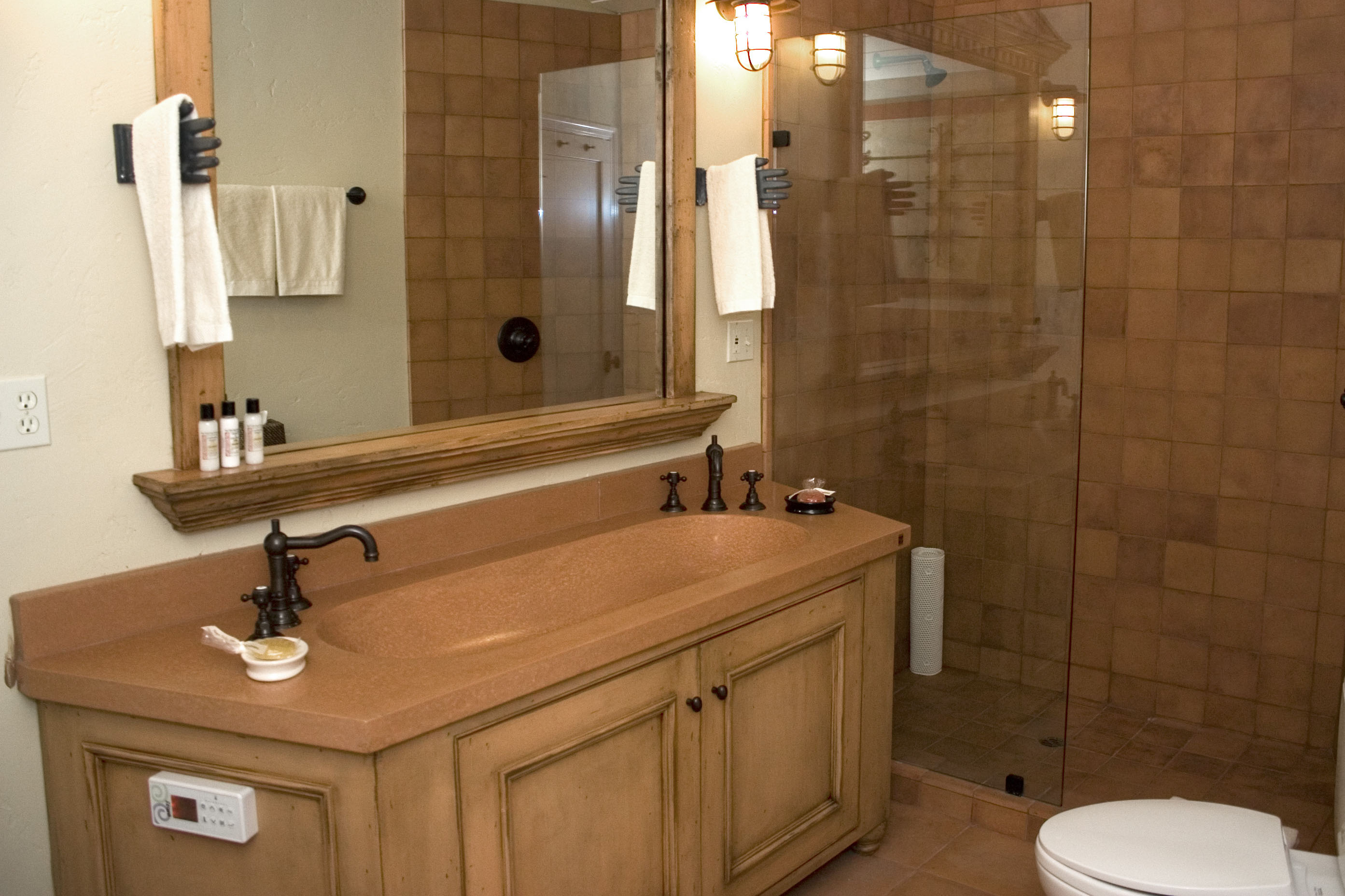 Concrete TroughSink, N614 Sienna