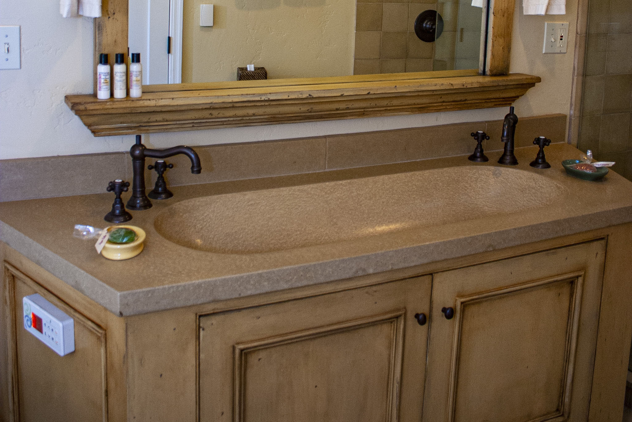Concrete TroughSinks, N606 Thyme, Guest Cottages, Carneros Resort, Napa CA