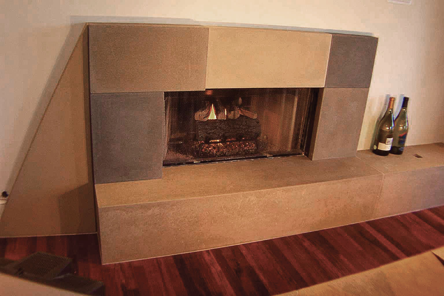 FPS08 | Urban Concrete Fireplace Surround