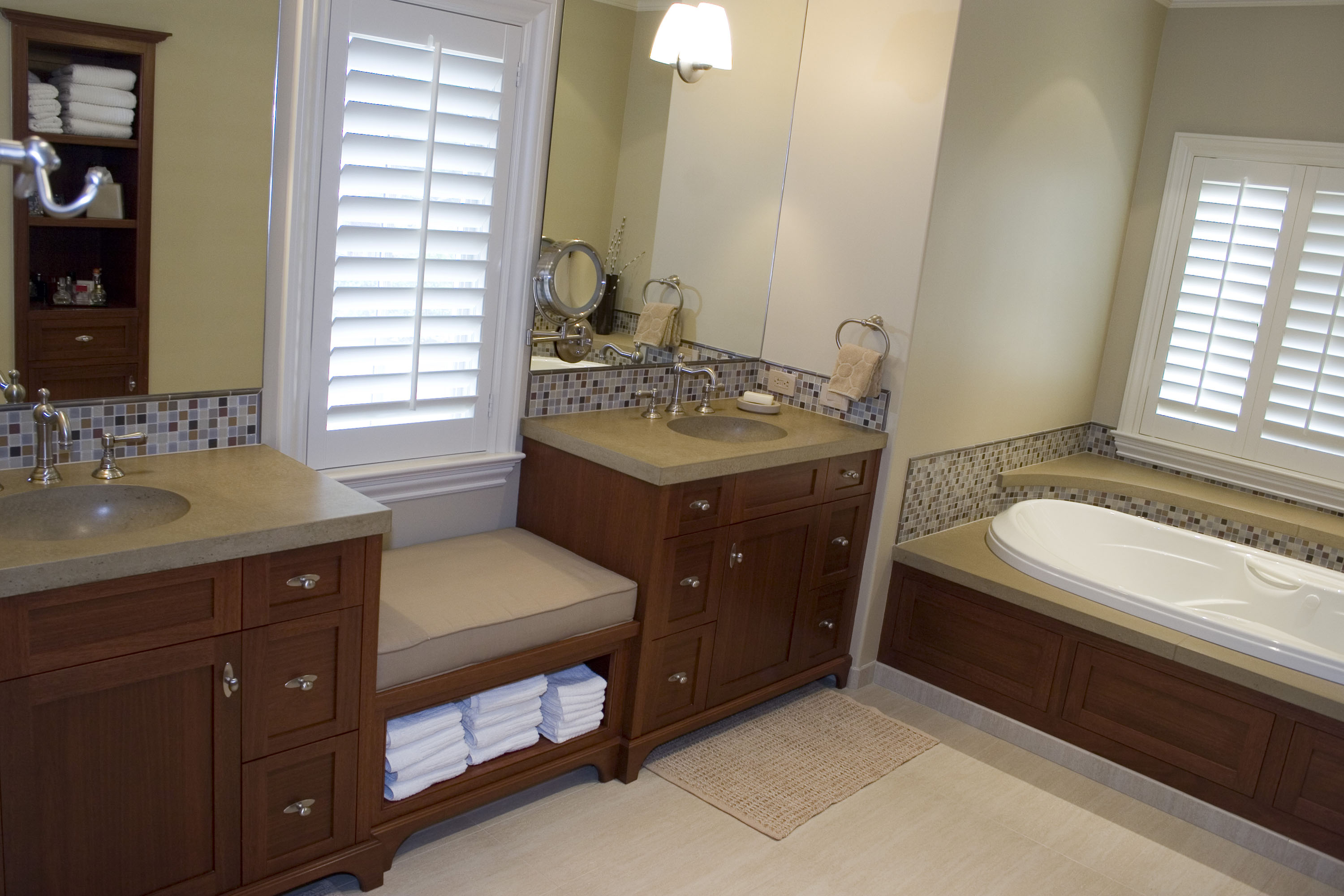 Round Integrated Countertop Sink, N603 Ash 