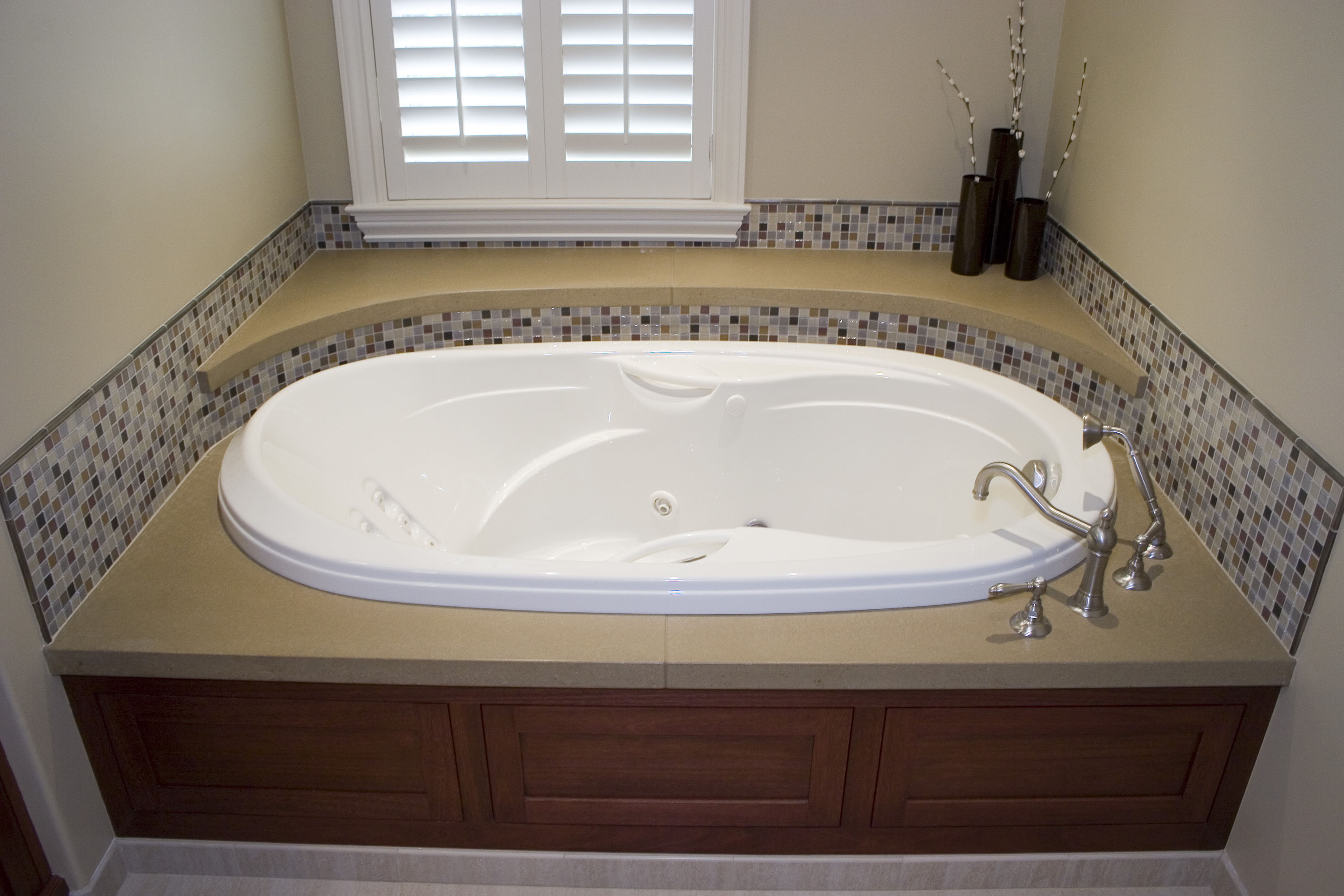Custom Concrete Tub Surround