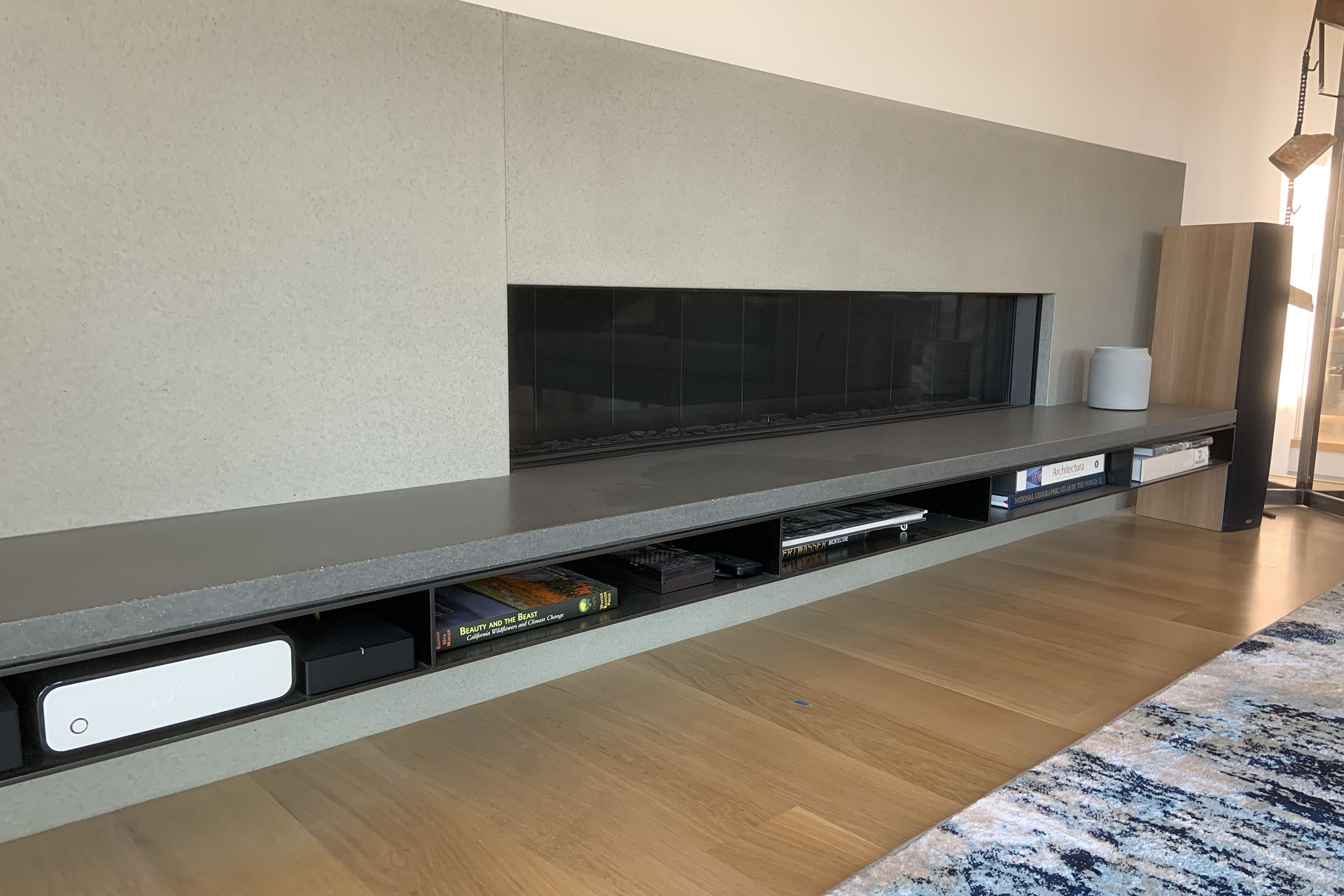 FPS39 | Urban Concrete Fireplace Surround