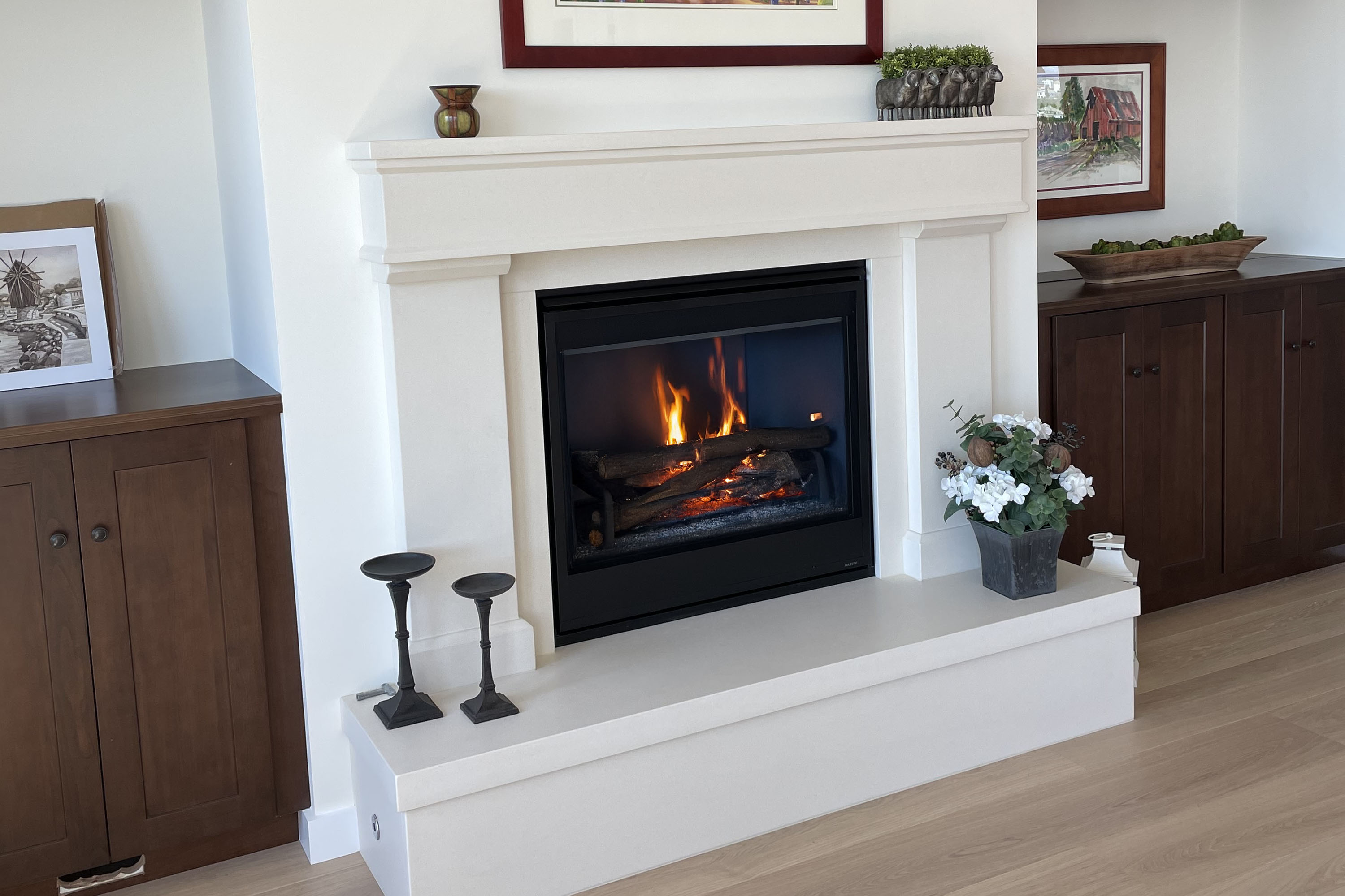 FPS37 | Traditional Concrete Fireplace Surround
