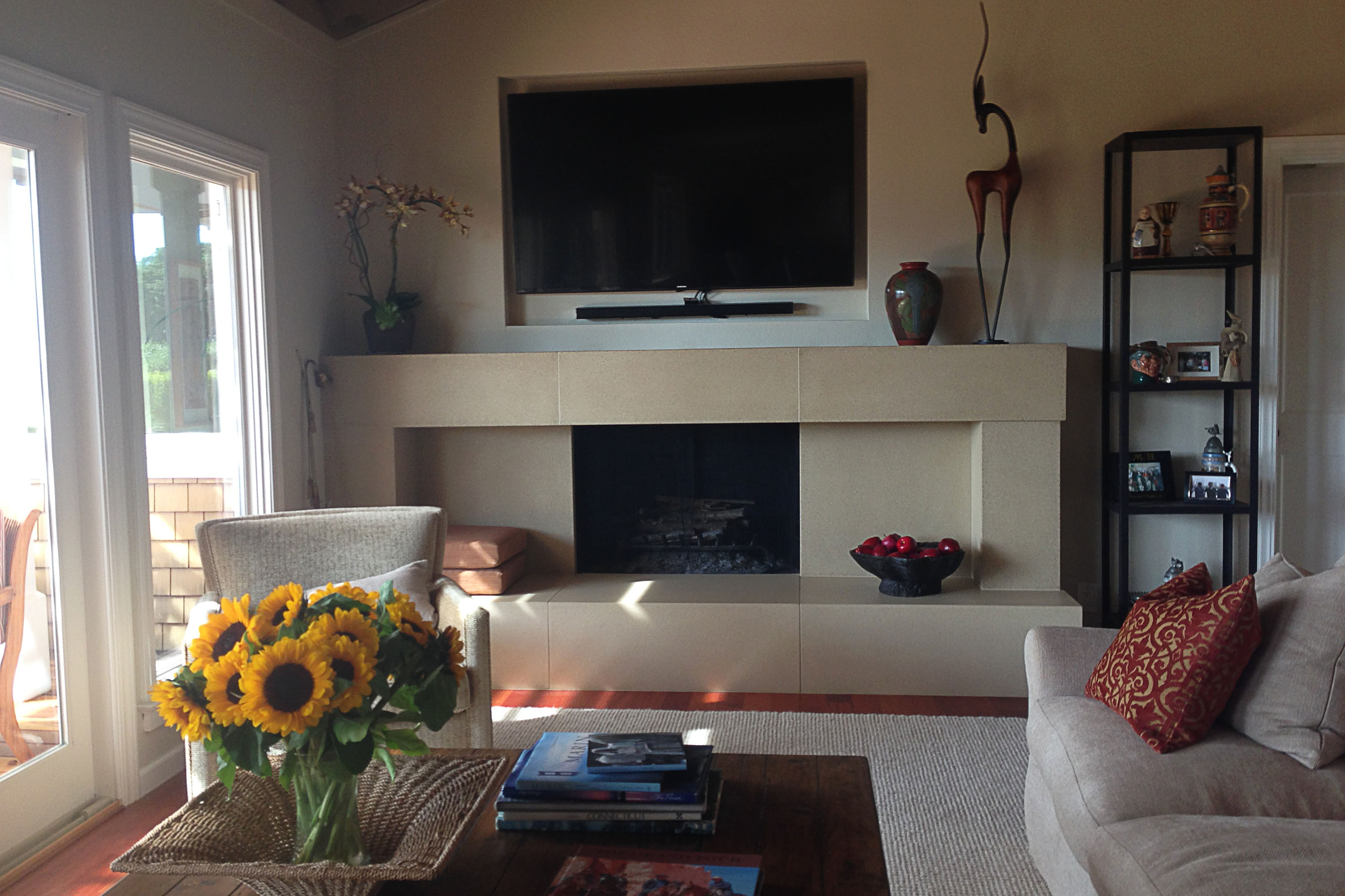 FPS34 | Contemporary Concrete Fireplace Surround