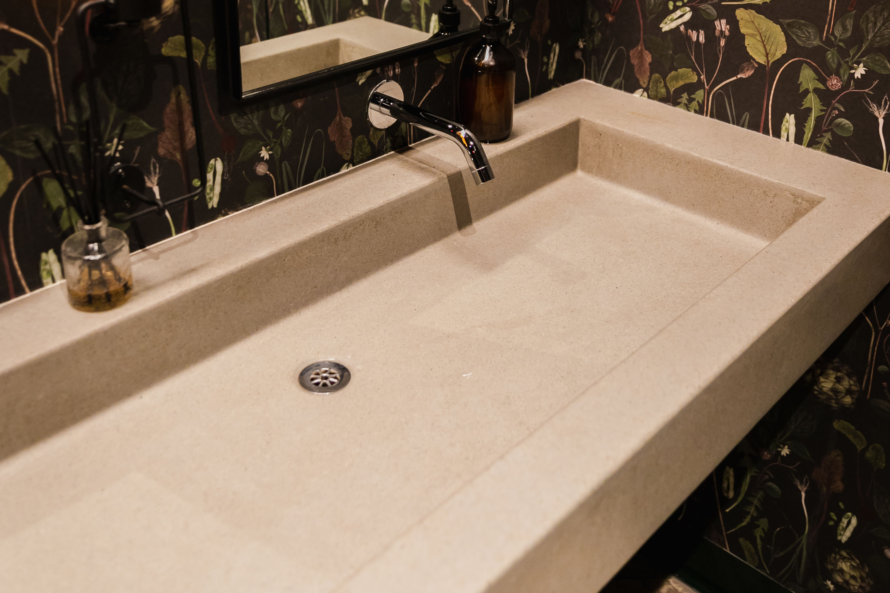 'Chicago' Concrete TroughSink, N637 Stone, Sooki & Mimi Restaurant, Minneapolis, MN