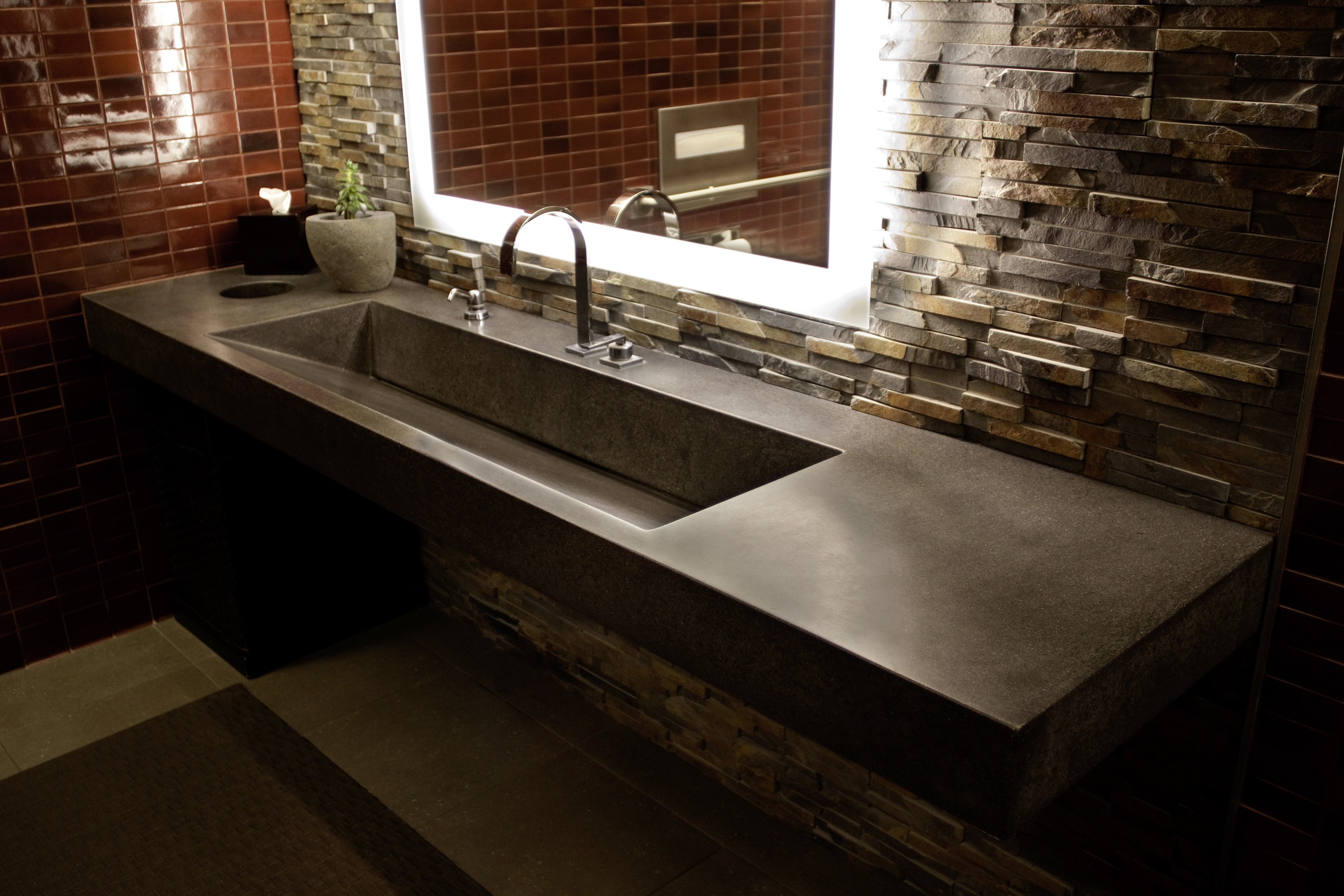 Concrete RampSink, N603 Ash, Silver Oak Winery, Kenwood CA