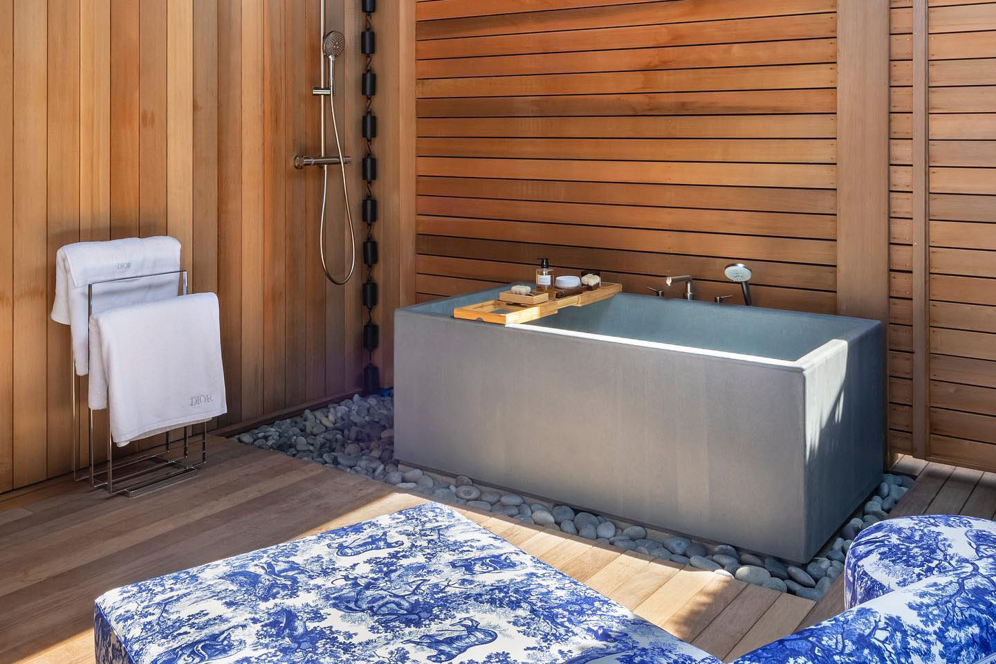 Indulge Classic Concrete Soaking Tub, C634 Alloy, Gurney's Montauk Resort & Seawater Spa