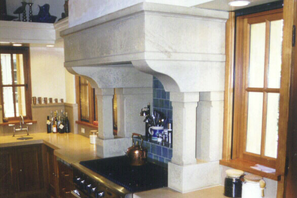 Custom Concrete Oven Surround